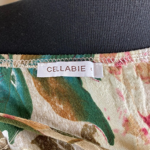 Cellabie Spaghettini Strap Floral Dress size Large - Picture 3 of 8